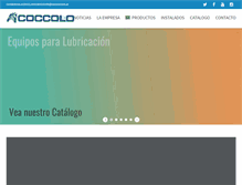 Tablet Screenshot of coccolo.com.ar